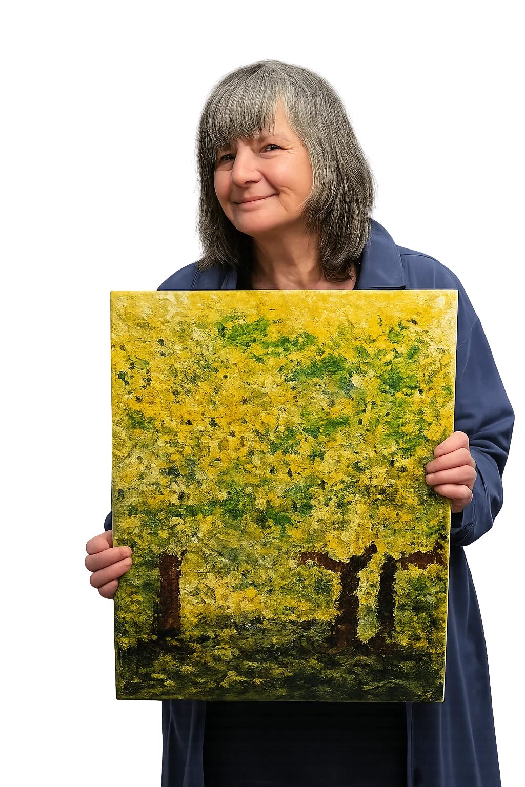 Anna Szczęśniak — artystka, autorka wystawy Barwy Ziemi Łowickiej
